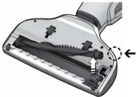 AEG AG803 - Cleaning the brush roll / Reinigung der Bürstenrolle - 1