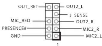 ASROCK H81MITX - HDLED (Indicator LED de activités en el disco duro): - 2
