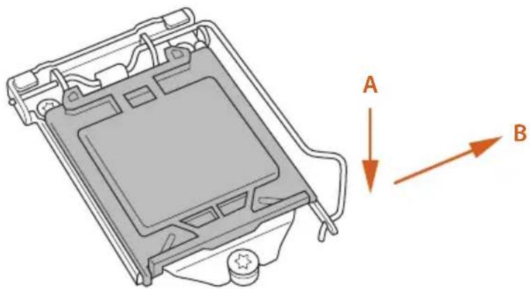 ASROCK H81MITX - Installing the CPU - 2