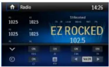 AUDIOVOX VME 9125 NAV - RDS-Einstellungen - 1