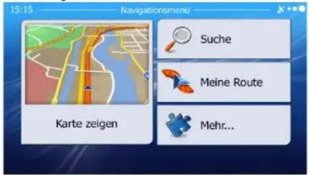 AUDIOVOX VME 9125 NAV - Schritt 2 - Erste Schritte / Zugriff auf das Hauptmenü: - 6