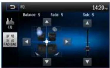 AUDIOVOX VME 9125 NAV - Adjusting FAD BAL - 1