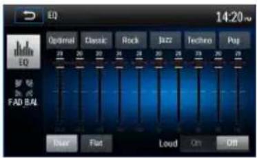 AUDIOVOX VME 9125 NAV - Adjusting EQ Parameters - 1