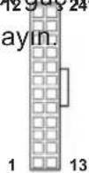ASROCK FM2A88M Extreme4+ - HDLED (Sabit Disk Çalışma LED'i): - 9