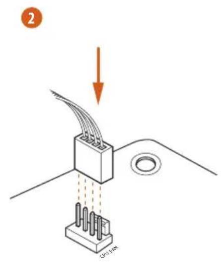 ASROCK Fatal1ty Z87 Killer - Installing the CPU Fan and Heatsink - 3