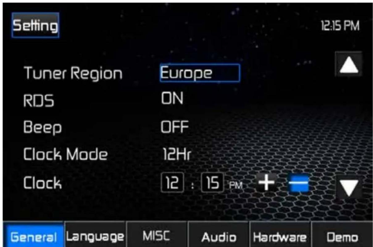 AUDIOVOX VME 9425 - Aufrufen des Setup-Menüs: - 1