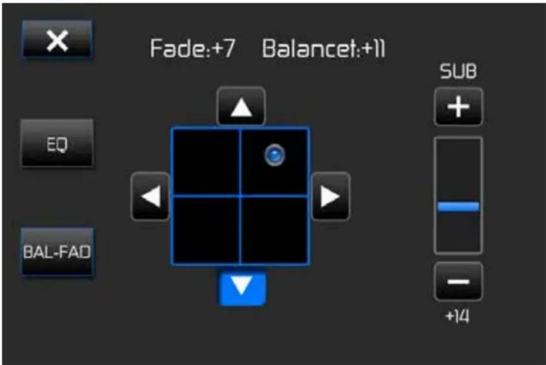 AUDIOVOX VME 9425 - Balance-Fader - 1