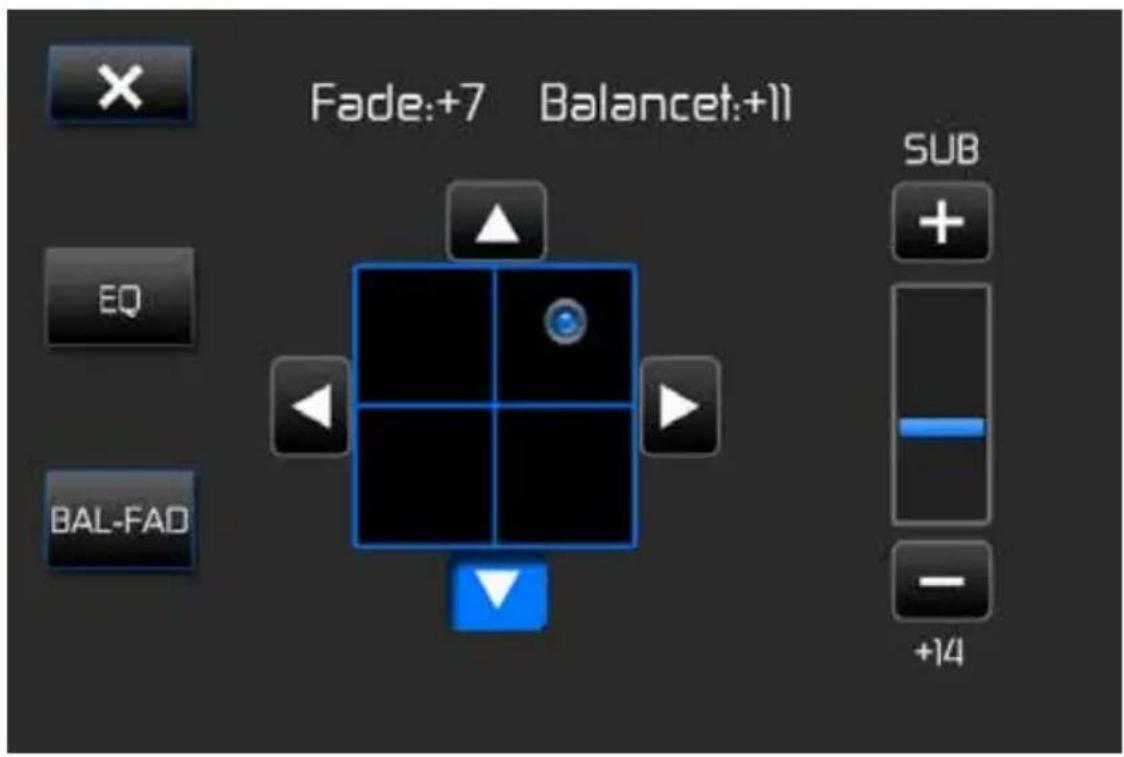 AUDIOVOX VME 9425 - Balance-Fader - 1