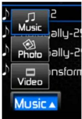 AUDIOVOX VME 9425 - Suche nach Dateitypen - 1