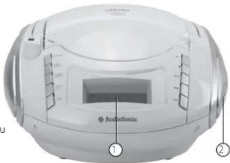 AudioSonic CD1591 - POPIS SOUČÁSTÍ - 1