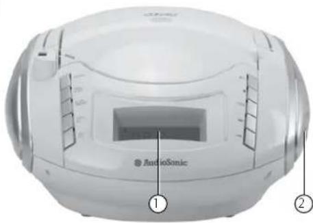 AudioSonic CD1591 - PARTS DESCRIPTION - 1