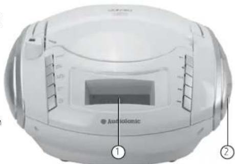 AudioSonic CD1591 - TEILEBESCHREIBUNG - 1