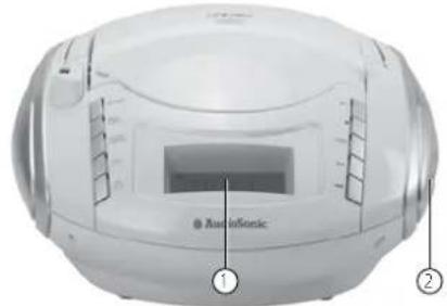 AudioSonic CD1591 - OPIS CZĘŚCI - 1