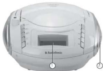 AudioSonic CD1591 - DESCRIPTION DES PIÈCES - 1