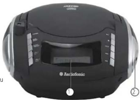 AudioSonic CD1592 - POPIS SOUČÁSTÍ - 1