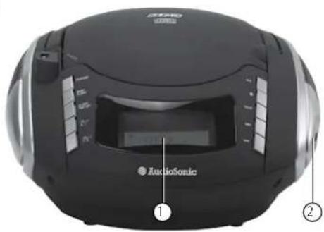 AudioSonic CD1592 - PARTS DESCRIPTION - 1