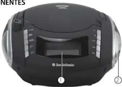 AudioSonic CD1592 - DESCRIÇÃO DOS COMPONENTES - 1