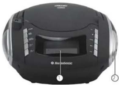 AudioSonic CD1592 - POPIS SÚČASTÍ - 1