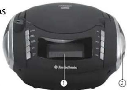AudioSonic CD1592 - DESCRIPCIÓN DE LAS PIEZAS - 1