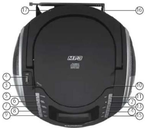 AudioSonic CD1592 - PEZRD PIERWSZE UŻYTKOWANIE - 1