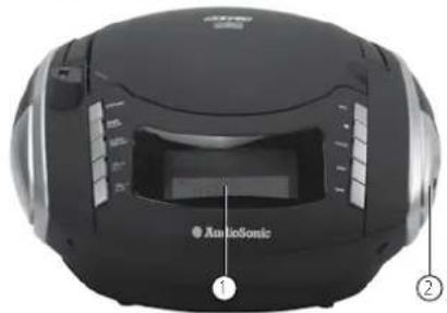 AudioSonic CD1592 - OPIS CZĘŚCI - 1