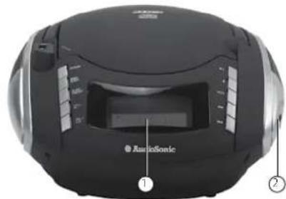 AudioSonic CD1592 - DESCRIPTION DES PIÈCES - 1