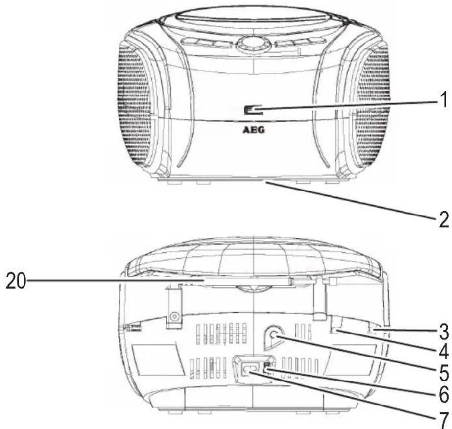 AEG SR 4348 BT - Contenidos - 1