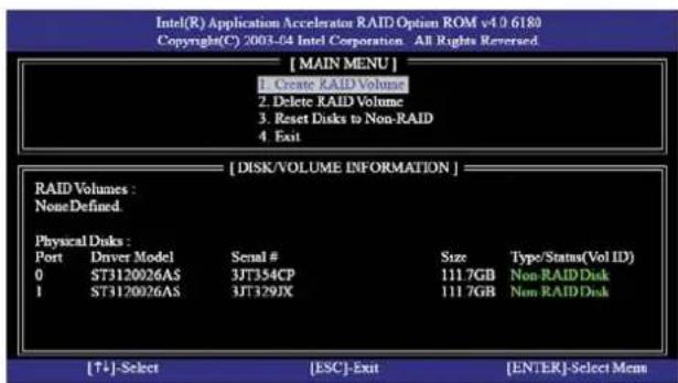 ASROCK VisionX 323B - Configurer le BIOS RAID Intel - 2