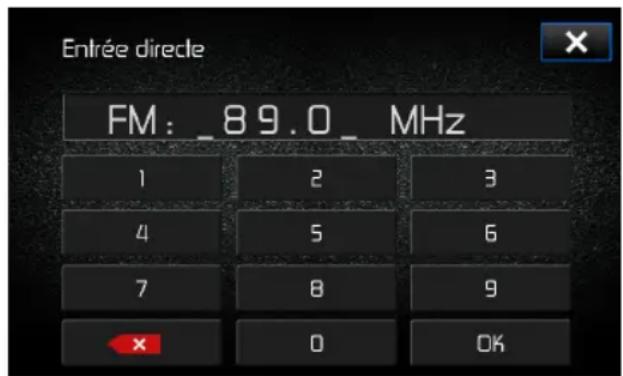 AUDIOVOX VME 9725 NAV - Syntonisation directe - 1