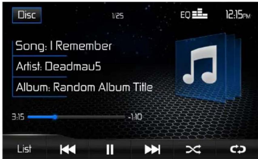 AUDIOVOX VME 9725 NAV - MP3/WMA TFT Display - 1