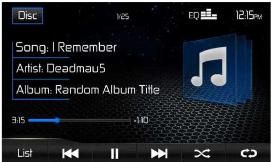 AUDIOVOX VME 9725 NAV - CD TFT Display - 1