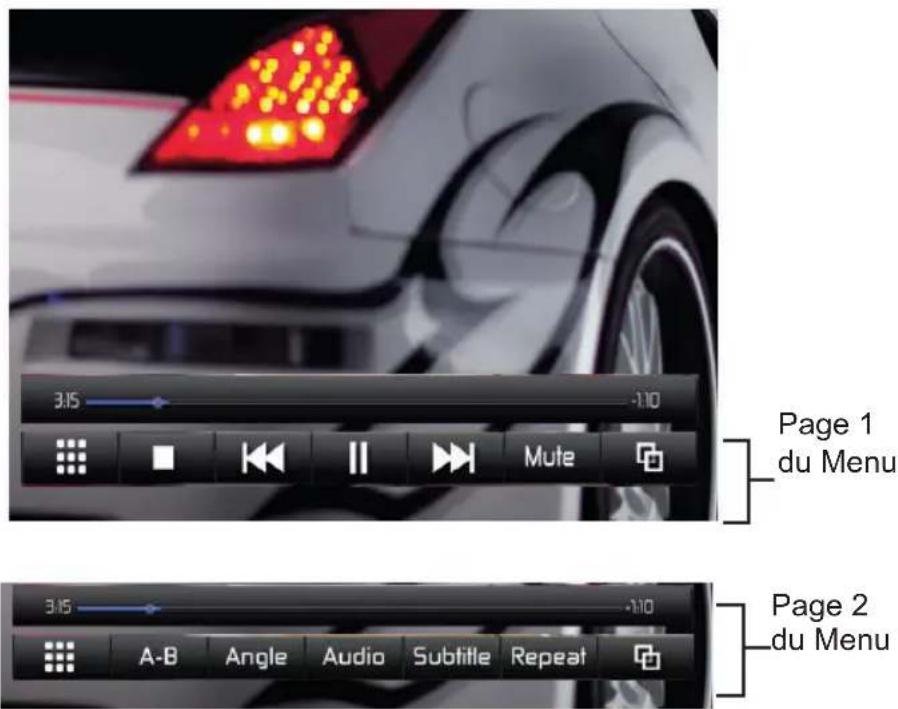AUDIOVOX VME 9725 NAV - UTILISATION VIDÉO DVD/VCD - 1