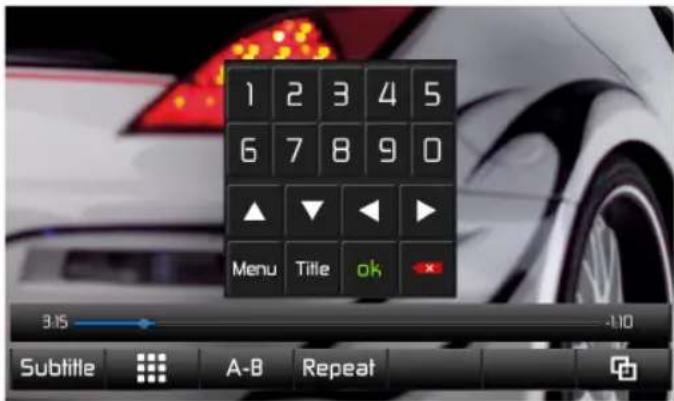 AUDIOVOX VME 9725 NAV - Direct Chapter / Track Selection - 1