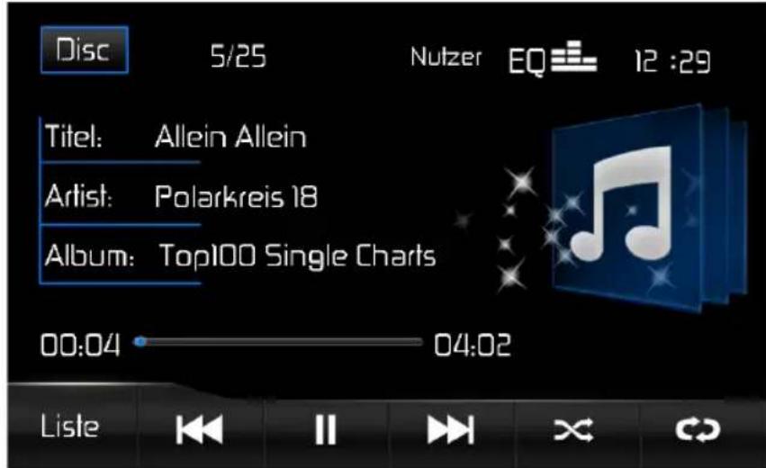 AUDIOVOX VME 9725 NAV - MP3/WMA-Menu - 1