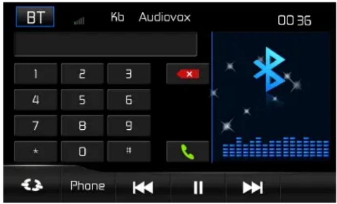 AUDIOVOX VME 9725 NAV - REMARQUE: Veuillez sortir du mode A2DP avant de composer un numéro de téléphone ; dans le cas contraire, vous pourriez obtenir des résultats inattendus en fonction du modèle de votre téléphone sans fil. - 1