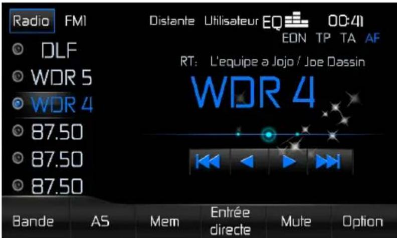 AUDIOVOX VME 9725 NAV - Écran de radio FM/AM - 1