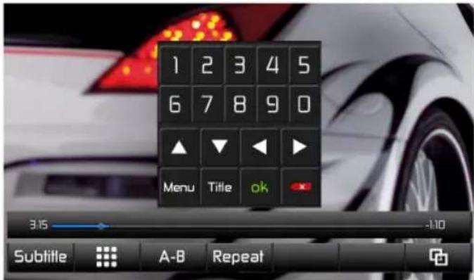 AUDIOVOX VME 9725 NAV - Direkte Kapitel/Titelauswahl - 1