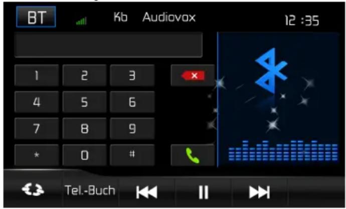 AUDIOVOX VME 9725 NAV - Bluetooth Musik-Funktion - 1