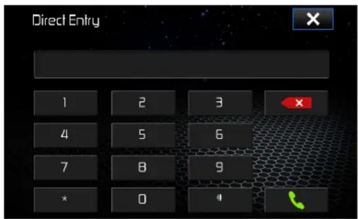 AUDIOVOX VME 9725 NAV - Pour appeler directement - 1