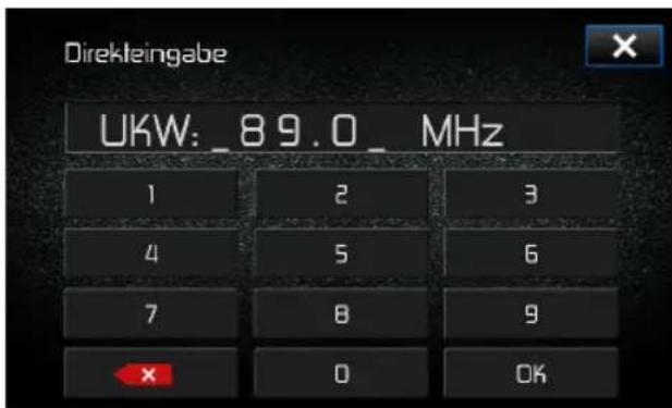 AUDIOVOX VME 9725 NAV - Direkte Sendereingabe - 1