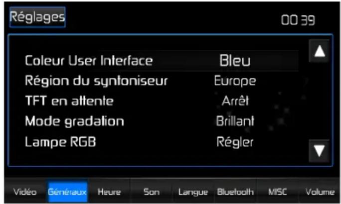 AUDIOVOX VME 9725 NAV - Acceder au menu de configuration: - 1
