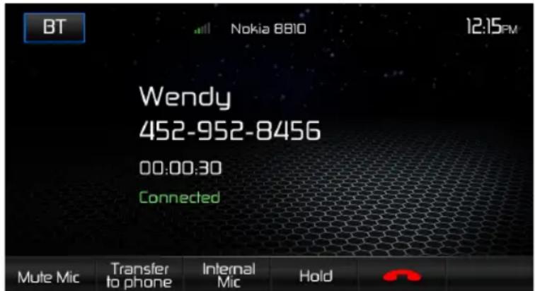 AUDIOVOX VME 9725 NAV - Managing Incoming Calls - 1