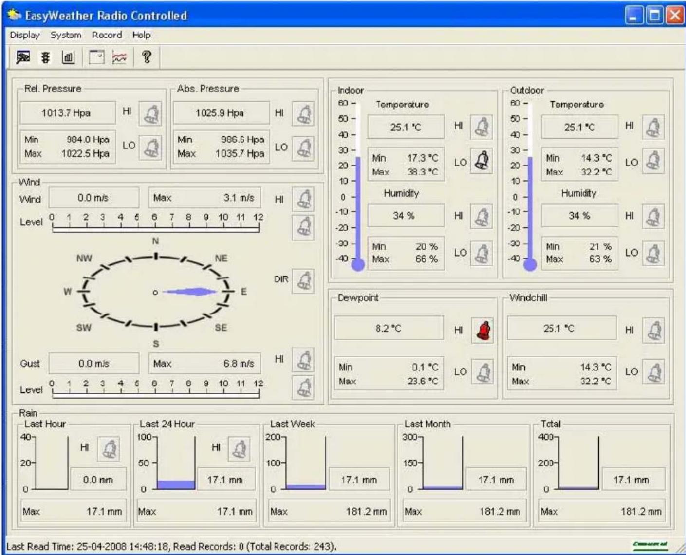 ALECTO WS4000 - Koppeling met de PC: - 1