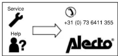 ALECTO WS4000 - DE GARANTIE VERVALT: - 1