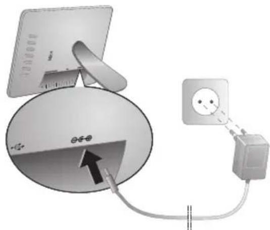 AGFAPHOTO AF 5135MS - Collegamento del cavo di alimentazione - 1