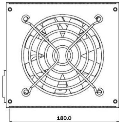 Be Quiet! Dark Power Pro 750W - DIMENSIONES DE LA FUENTE DE ALIMENTACION - 3