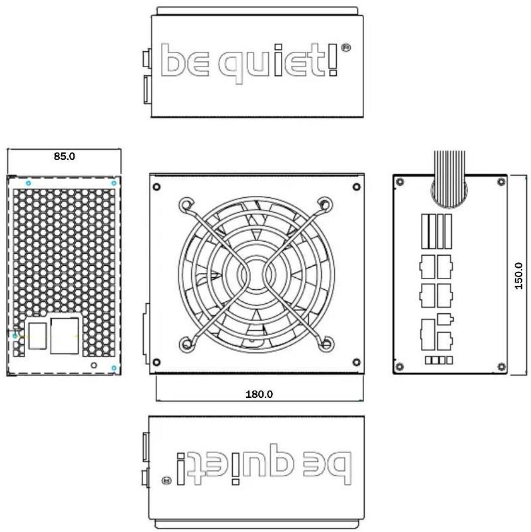 Be Quiet! Dark Power PRO 850W - PA3MEPbl BANOKA NHTAHNRA - 1