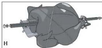 Applica CTO7100B - CUISSON A LA ROTISSOIRE (figure G): - 2