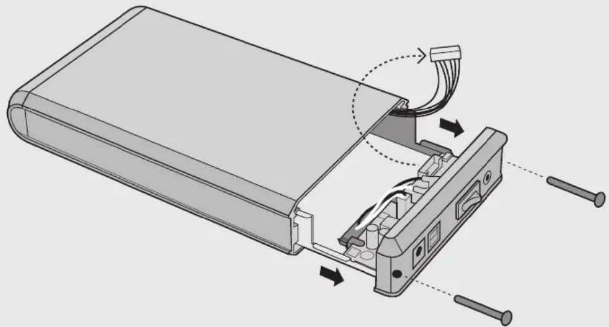 Aluratek AHDURS350F1000 - Hardware Installation (for Enclosure purchase only) - 2