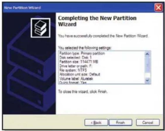 Aluratek AHDURS250F320 - Configuration de l'IRF du disque dur et de l'encryption - suite - 3